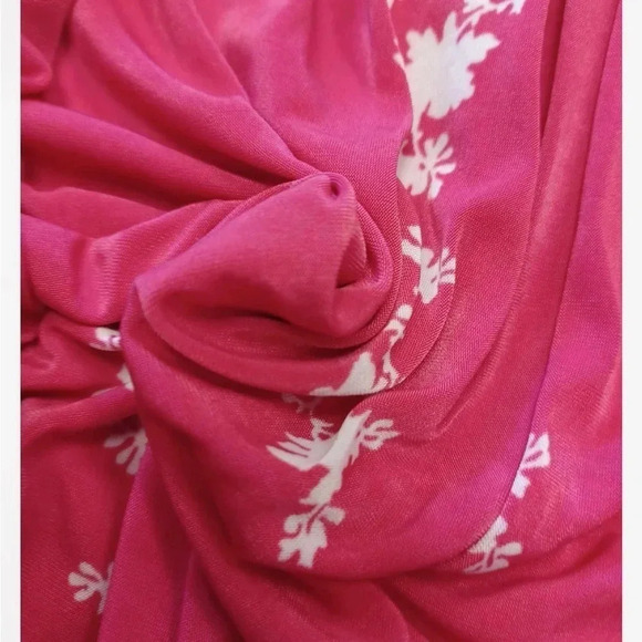 Unbranded 100% Silk Pink & White Romper Size XL - Picture 9 of 12